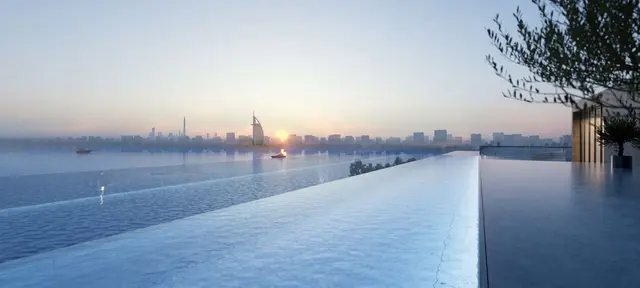Large-Scale Infinity Pool