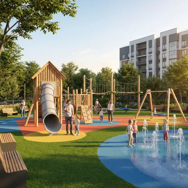 Outdoor Kids Play Area